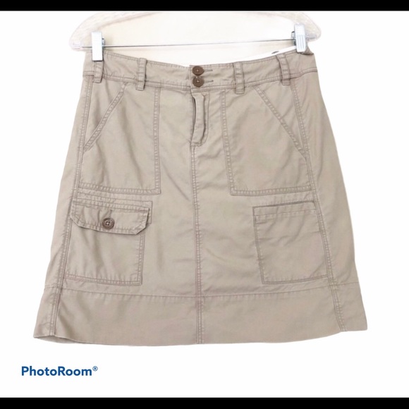 NWT ANTHROPOLOGIE Paper Boy Khaki Skirt Sz 0 $78! - Picture 5 of 5